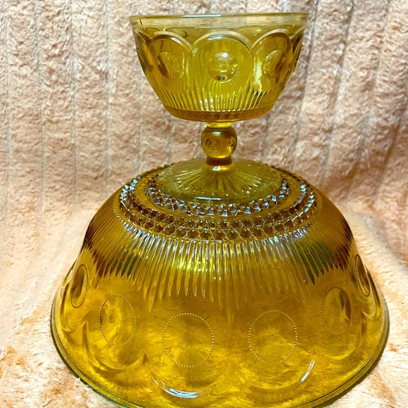 Bartlett Collins Other - Vintage Bartlett Collins Amber Compote